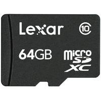 lexar 64gb micro sdxc c10 memory card