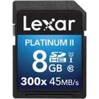 Lexar Platinum II 300x SDHC 8GB (Class 10) UHS 1 Memory Card