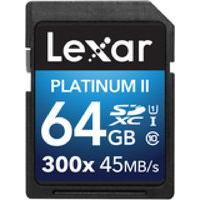 Lexar Platinum II 300x SDXC 64GB (Class 10) UHS-1 Memory Card