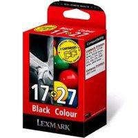 lexmark combo pack 17 27 print cartridge 1 x black colour cyan magenta ...