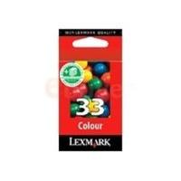 Lexmark Cartridge No. 33 - Print cartridge - 1 x colour (cyan, magenta, yellow) - 190 pages