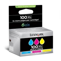 lexmark 100xl high yield return program colour ink cartridges