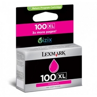 lexmark no100 magenta ink cartridge