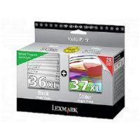 Lexmark 36XL and 37XL Black and Colour Twin Pack
