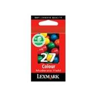 lexmark cartridge no 27 print cartridge 1 x colour cyan magenta yellow ...