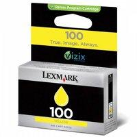 lexmark 100 ink ret prog cartridge yllw