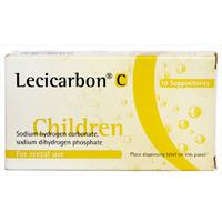 Lecicarbon C 10 Suppositories.