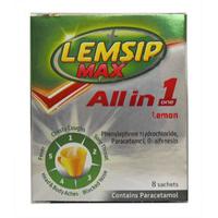 lemsip max all in 1 lemon paracetamol 1000mg 8 sachets