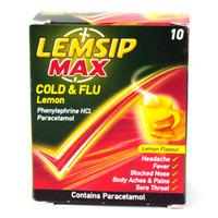 lemsip max strength 10 pack