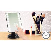 LED Light-Up Rotating Cosmetic Mirror - 16 or 22 LEDs!