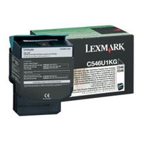 lexmark return program toner cartridge black 8k pgs f c546 x546