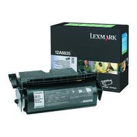 lexmark 12a6835 black toner cart high yield for t520522 20k pages