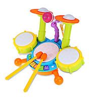 LED Lighting Drum kit Novelty Gag Toys Metal Plastic Children\'s