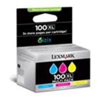 Lexmark 3PK 100XL Color (CMY)High YLD Return Program Ink