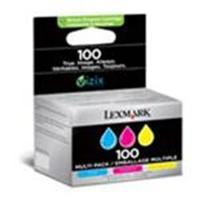 Lexmark 3PK 100 Color (CMY) Return Program Ink Cartridges