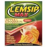 lemsip max cold flu apple cinnamon flavour sachets 10s