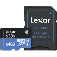 Lexar High Performance 633x microSDXC 64GB UHS-I (LSDMI64GBBEU633A)