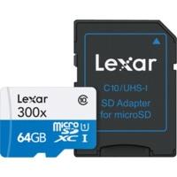 lexar high performance 300x microsdxc 64gb uhs i lsdmi64gbbeu300a