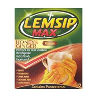 Lemsip Max Honey & Ginger Flavour Powder for Oral Solution