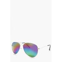 lense aviator sunglasses silver