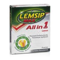 Lemsip Max All In One Lemon 4pk