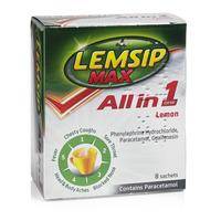 Lemsip Max All In One Lemon 8pk