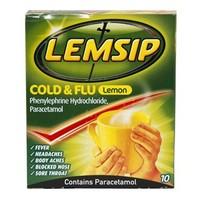 Lemsip Cold &amp; Flu Lemon 5 sachets