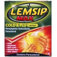 Lemsip Max Cold & Flu Lemon Hot Drink