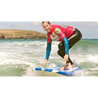 learn to surf day in cornwall