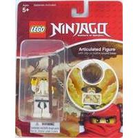 lego ninjago articulated figure with clip on sound base sensei