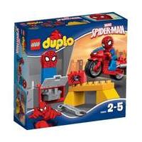 lego duplo spider man web bike workshop 10607