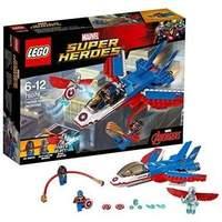 LEGO 76076 \"Captain America Jet Pursuit\" Building Toy