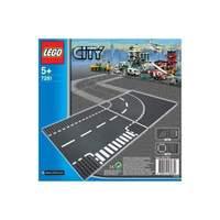 Lego City - Curve & T-junction 7281