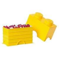 Lego Storage Brick 2 Yellow