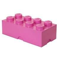 lego storage brick 8 pink