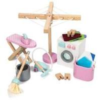 le toy van laundry room with accessories