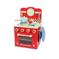 le toy van red honeybake oven and hob set ltv293