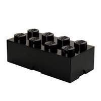 LEGO 8-Plug Storage Brick Toy (Black)