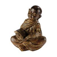 learned buddha statue stone resin