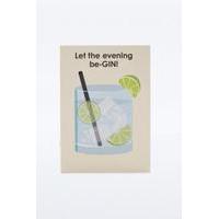 Let The Evening Be-GIN Card, ASSORTED