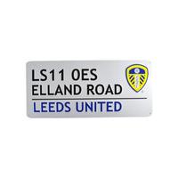 Leeds United FC Elland Road Street Sign