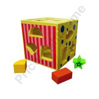 Leomark Wooden Shape Sorting Cube