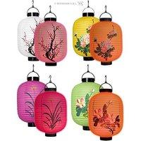 LED Light Oriental Lanterns 4 Cols 20cm Accessory For Oriental Chinese Fancy