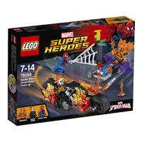 lego superheroes spider man ghost rider team up 76058