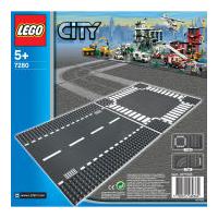 lego city straight and crossroad 7280