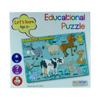 Lets Learn 24pc Animal Puzzle