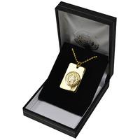 Leicester City Gold Plated Dog Tag And Chain
