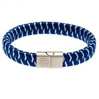 Leicester City F.c. Woven Bracelet Official Merchandise