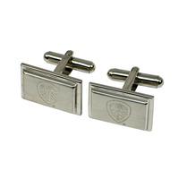 Leeds United F.c. Stainless Steel Cufflinks