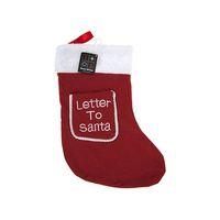 Letter To Santa Christmas Stocking